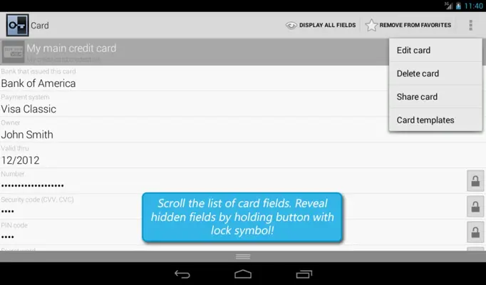 Secure Vault Lite android App screenshot 6